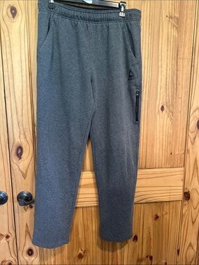 Reebok Men's Heather Charcoal Gray Jogger Sweatpants